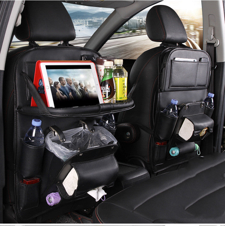 Plateau organisateur de sacs à coussinets, siège de voiture, poubelle, accessoires automobiles, Table pliable de voyage