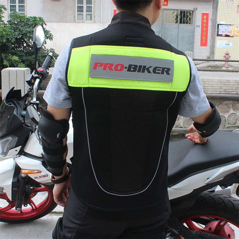 Gilet réfléchissant Fluorescent pour hommes et femmes, vêtements de moto