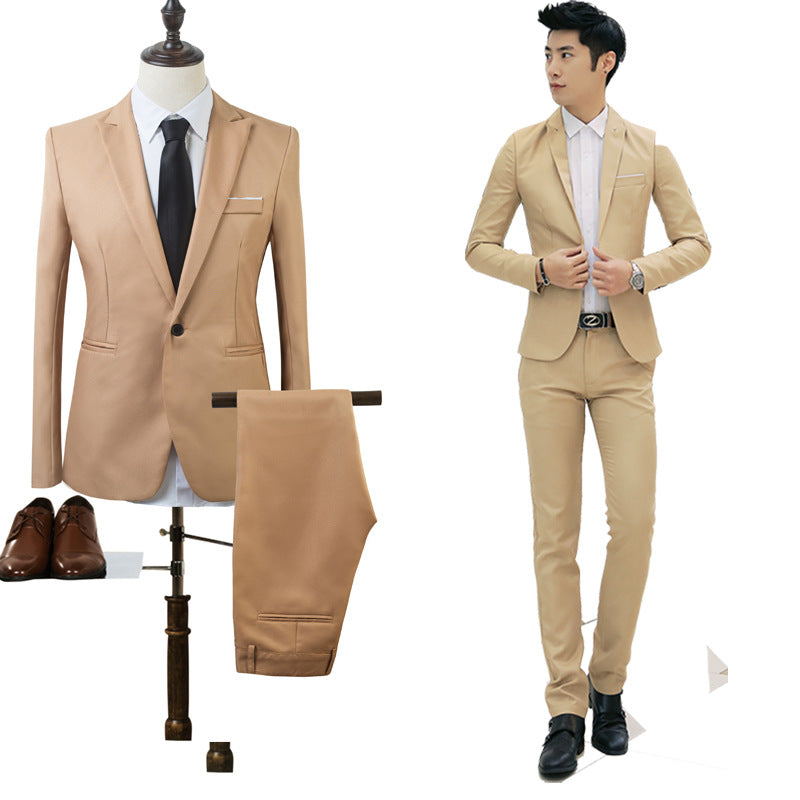 Business two-piece suit suit Korean Slim suit jacket