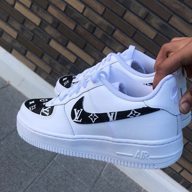 LV Louis Vuitton NIKE AIR force 1 AF1 zapatillas casuales para hombre y mujer Zapatos