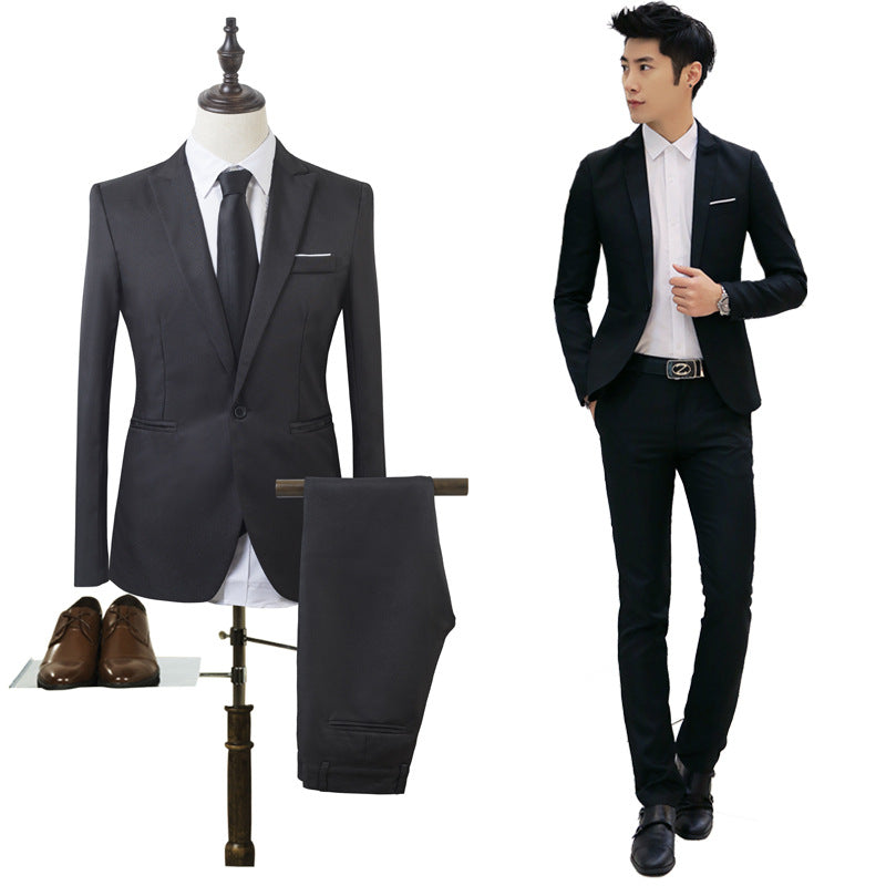 Business two-piece suit suit Korean Slim suit jacket