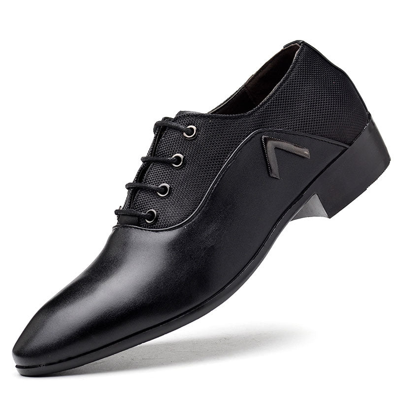 Zapatos de cuero para traje de negocios para hombre