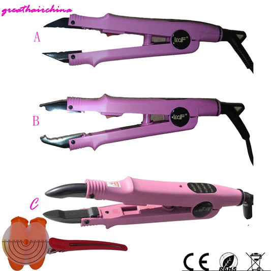 Newest LOOF L-611 Professional Mini Temperature Constant Hair Extension Iron Heat Keratin Fusion Connector Tools Free Shipping