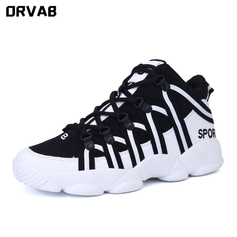 Marque de mode hommes baskets de luxe en cuir fendu ville loisirs hommes chaussures décontractées respirant marche chaussures hommes chaussures plates pour homme