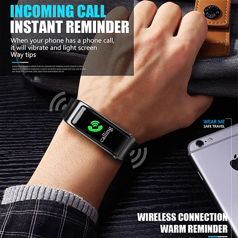 Auricular inalámbrico Bluetooth, reloj inteligente, rastreador de salud, pulsera de Fitness Y3 Plus, pulsera inteligente, auriculares Bluetooth, reproducción de música