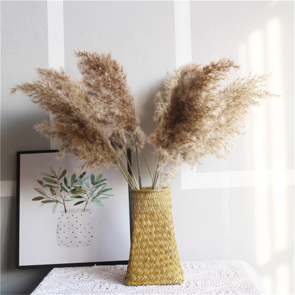 Dried Pampas Grass Decor Wedding Flower Bunch Natural Plants for Home Christmas Decorations Gift Dry Flower