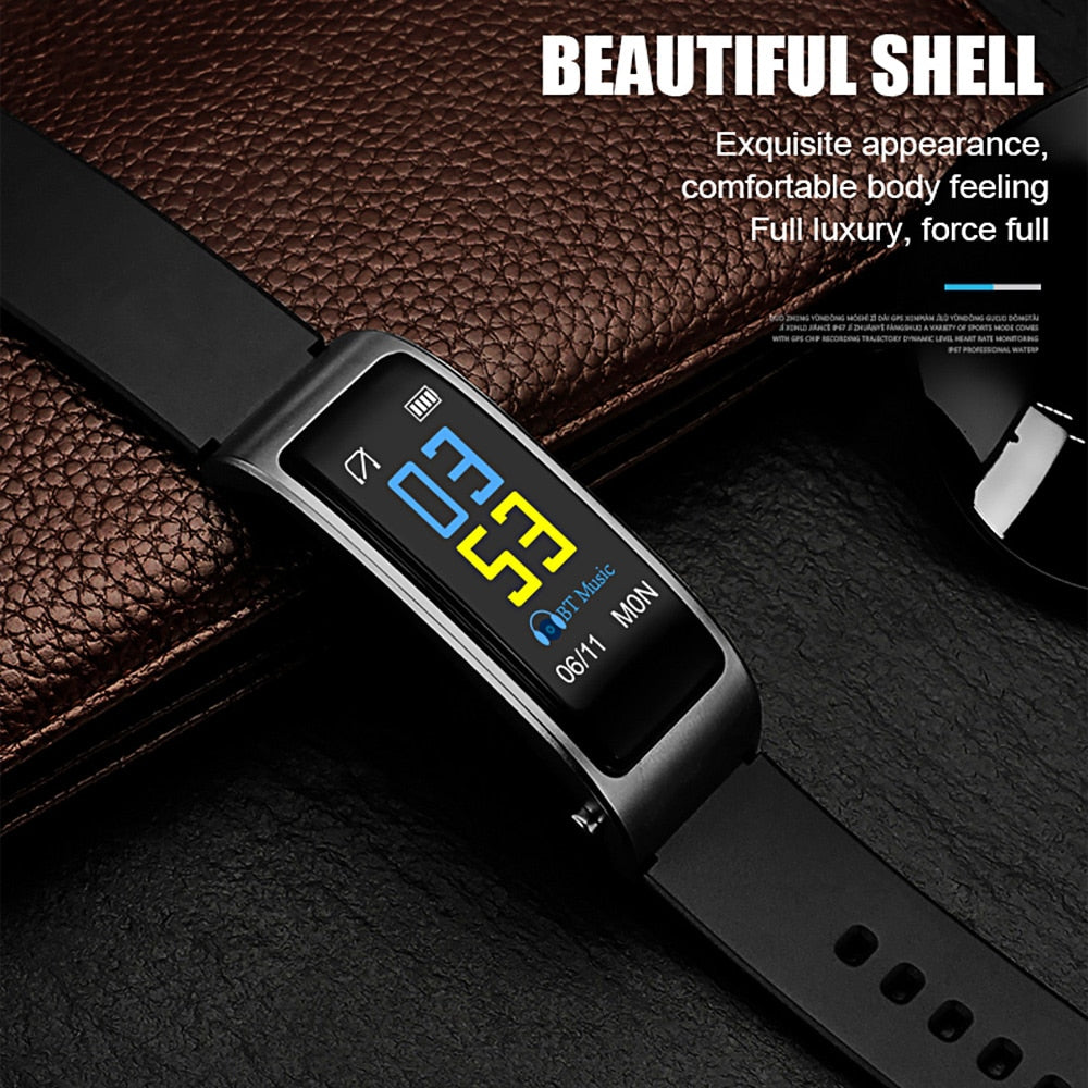 Bluetooth écouteur sans fil montre intelligente traqueur de santé Bracelet de remise en forme Y3 Plus Bracelet intelligent casque Bluetooth jeu de musique