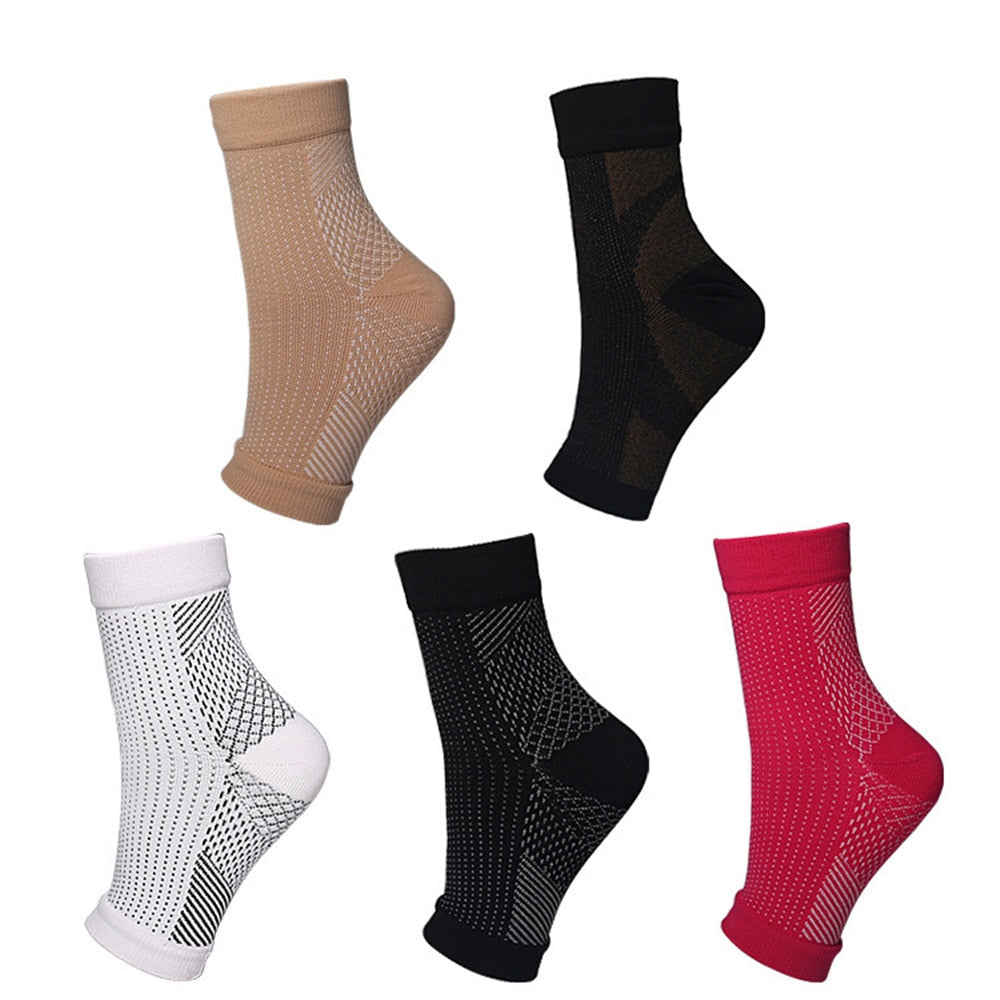 Foot angel anti fatigue compression pied manchon cheville soutien course Cycle basket-ball sport chaussettes en plein air hommes cheville orthèse chaussette