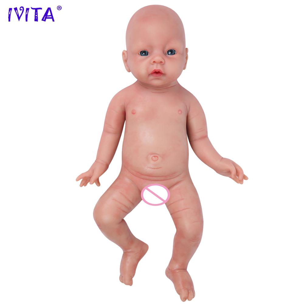 IVITA WG1506 51cm (20 ") 3,2 kg bebé Reborn de silicona realista bebé realista juguete de educación temprana simulado para niños