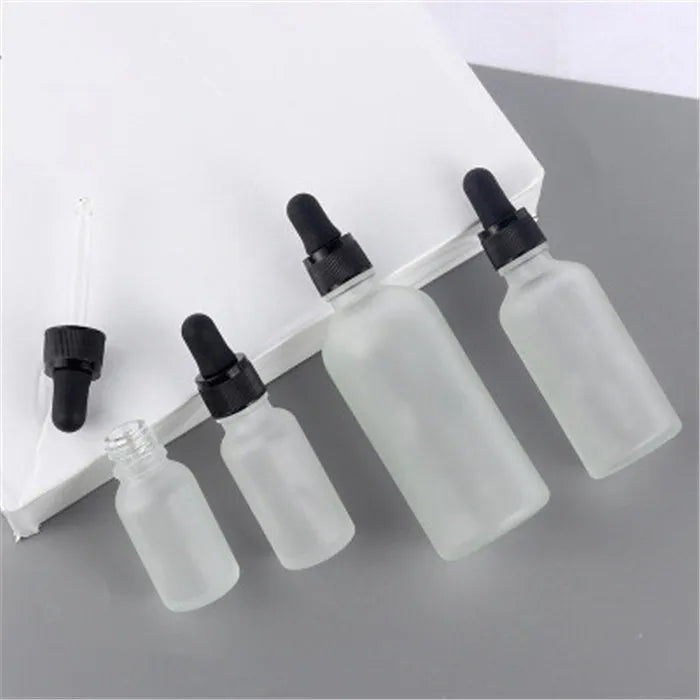 5ml 10ml 15ml 20ml 30ml 50ml 100ml Empty Frosted Dropper Glass Aromatherapy Liquid for essential massage oil Pipette Bottles