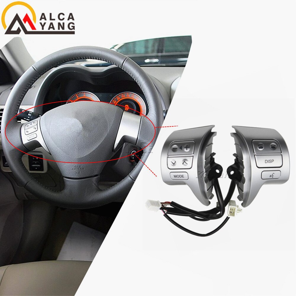 Bluetooth Steering Wheel Audio Control Switch 84250-02200 For Toyota Corolla ZRE15 2007 ~2016