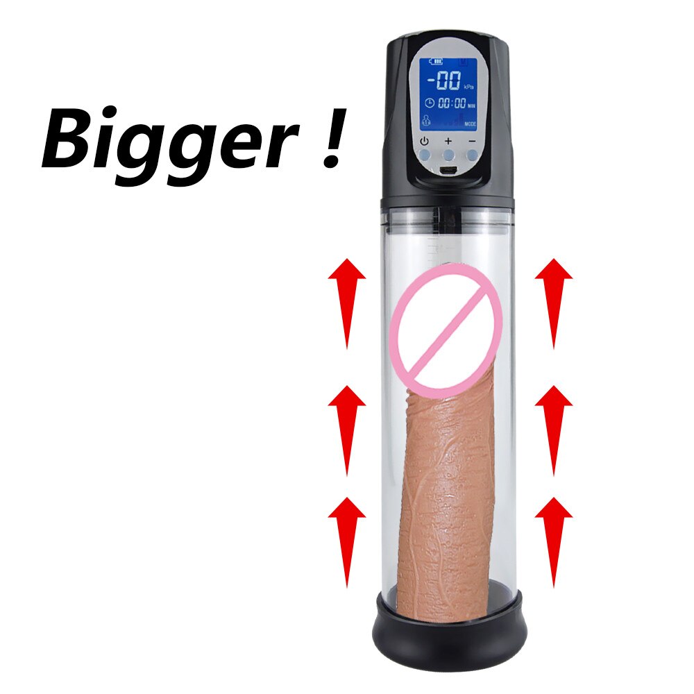 Automatic Penis Pump Vacuum Pump Erection Electric Usb Rechargeable Penis Enlargement Trainer For Men 18 Male Enlarger Sex Toy