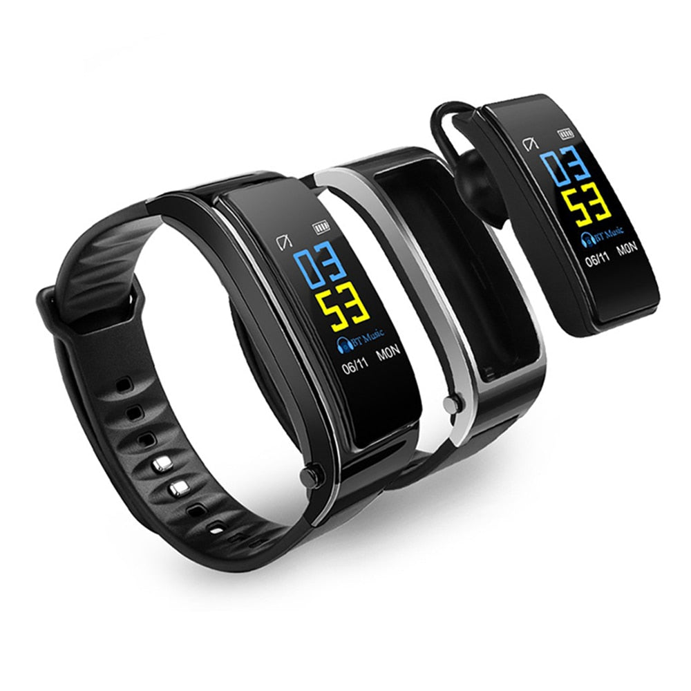 Bluetooth écouteur sans fil montre intelligente traqueur de santé Bracelet de remise en forme Y3 Plus Bracelet intelligent casque Bluetooth jeu de musique