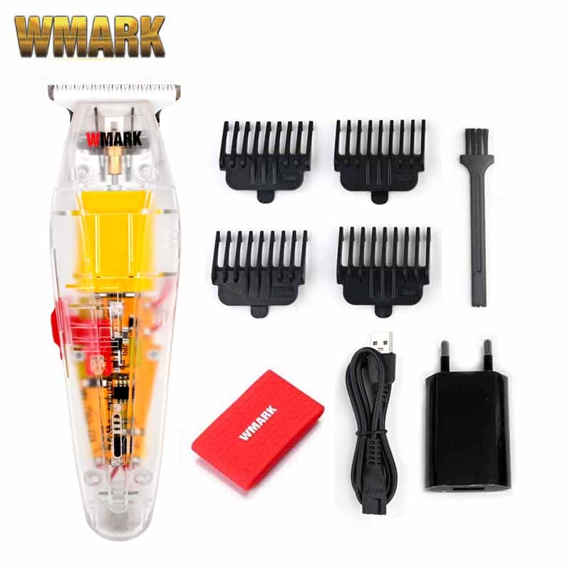 WMARK NG-108 NG-118 tondeuse à cheveux Rechargeable de Style Transparent cordon professionnel et tondeuse à cheveux NG-202 sans fil