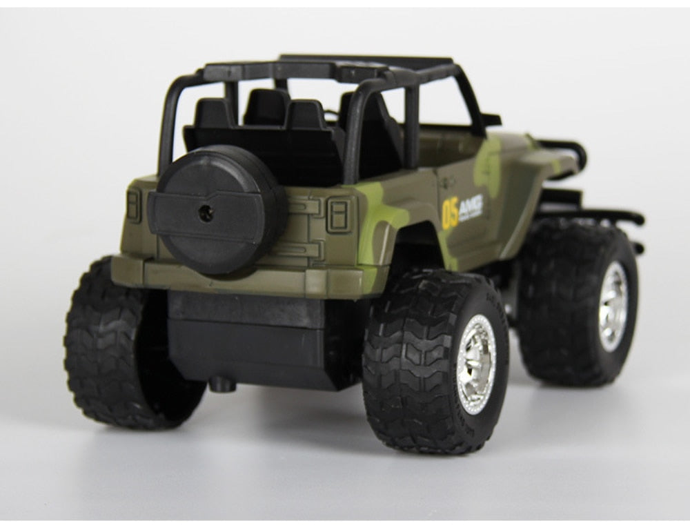 RC Jeep 1/22 Drift Speed ​​Radio SUV camuflaje militar control remoto vehículo todoterreno volante RC Jeep vehículo coche de juguete