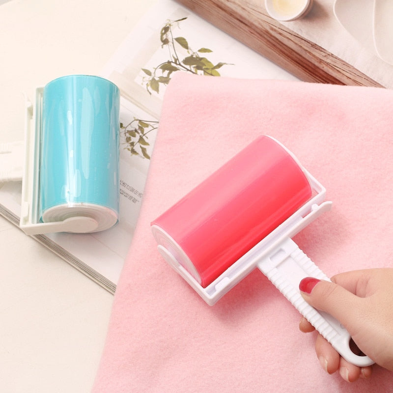 Washable sticky hair roller fashion water washable sticky helper rolling brush suction filter non tearable clothes