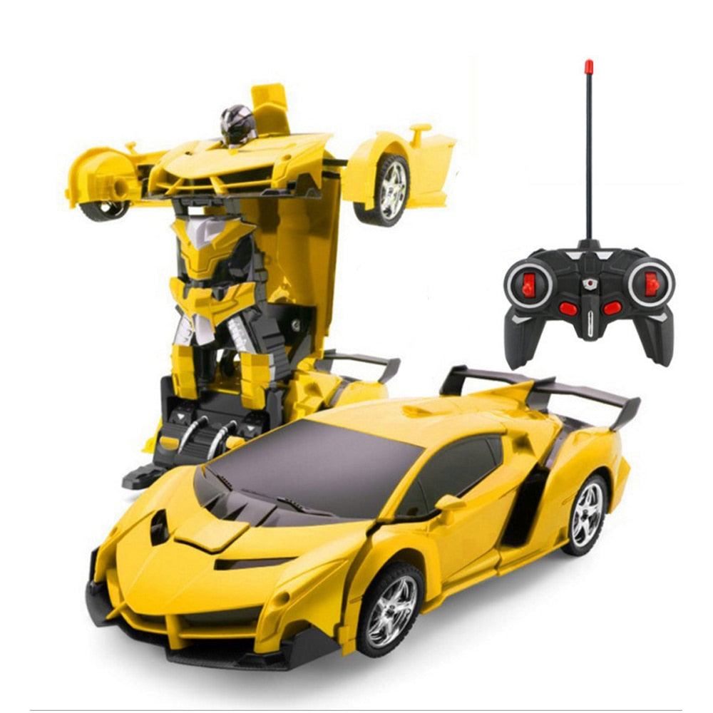 RC Car Transformation Robots Sports Vehicle Model  Drift Car  Toys Cool Deformation Car Kids Toys  Gifts For Boys