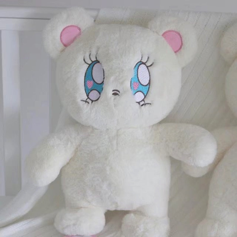 Sac à dos en peluche ours Kawaii, mignon oreiller, jouet pour enfants, sac d'école de dessin animé Animal, poupées d'anniversaire et de noël, cadeau pour filles, décor