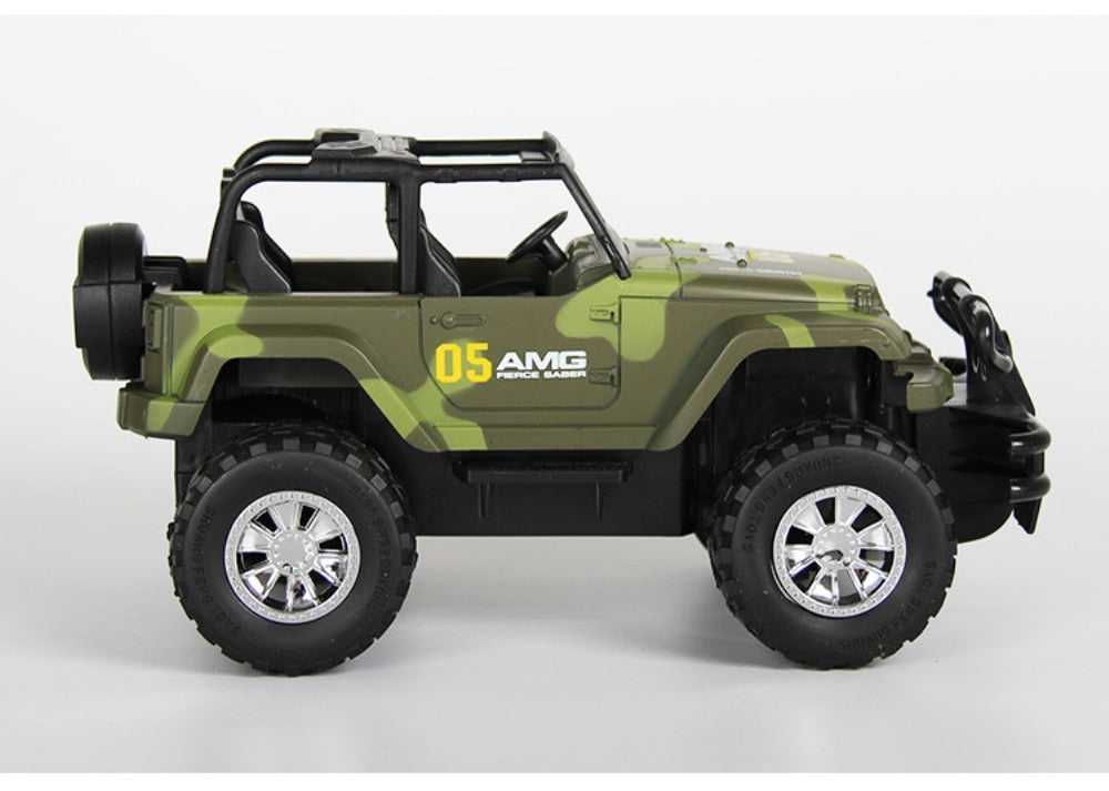 RC Jeep 1/22 dérive vitesse Radio SUV camouflage militaire télécommande hors route véhicule volant RC Jeep véhicule voiture jouet