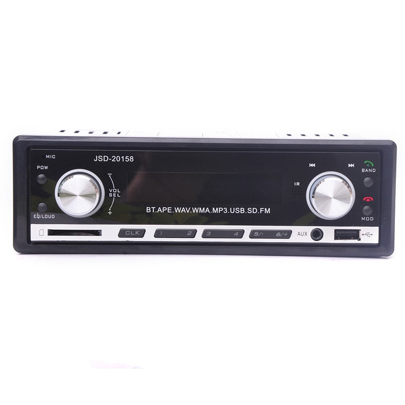 Radio FM stéréo de voiture 12V, lecteur Audio MP3, Support de téléphone Bluetooth avec Port USB/SD MMC, électronique de voiture intégrée au tableau de bord, 1 DIN, nouveauté 2019