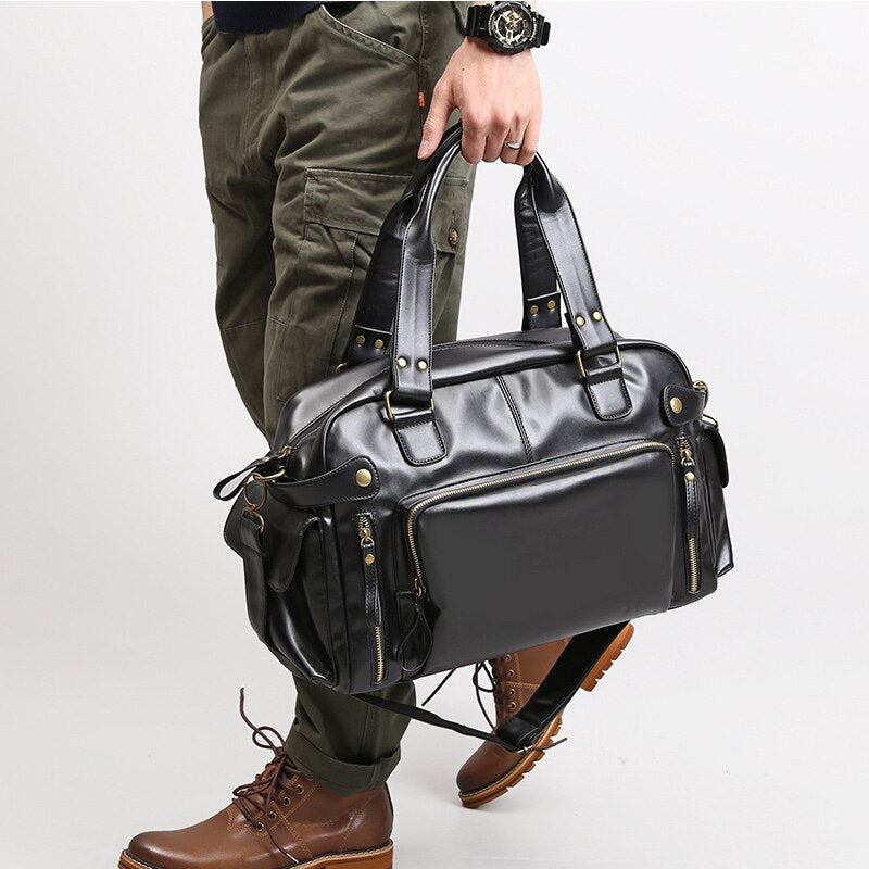 Sac homme angleterre rétro sac à main sac à bandoulière en cuir hommes grands sacs de messager marque de haute qualité sac à bandoulière de voyage pour hommes XA158ZC