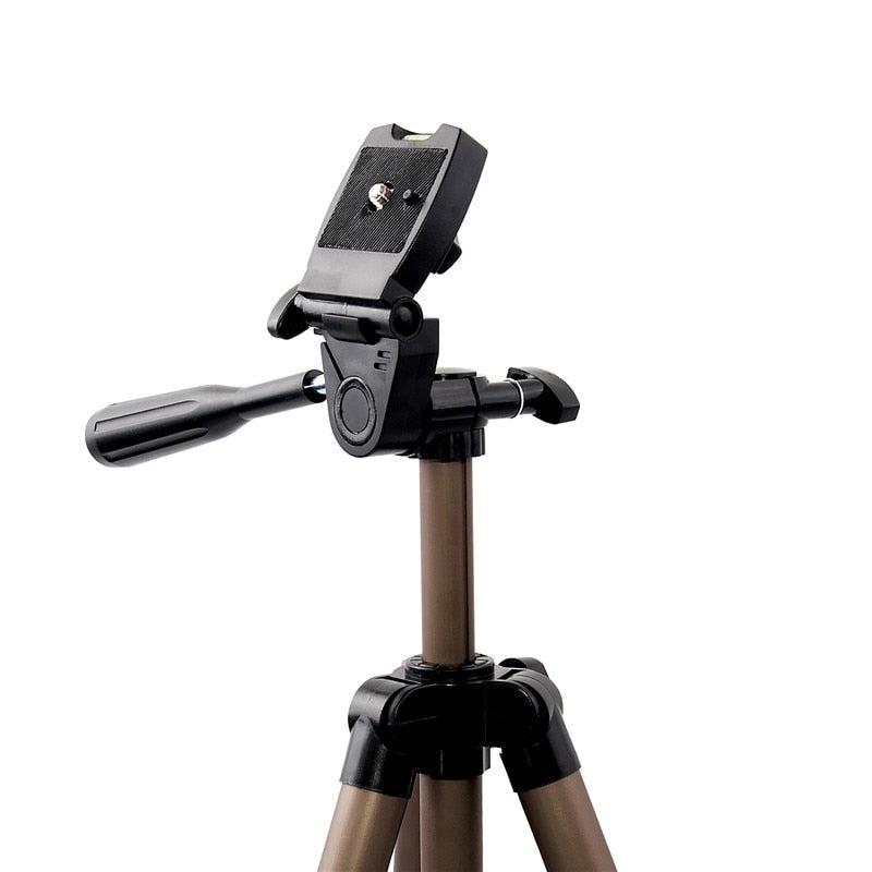 FOSOTO WT3130 Mini trípodes Profesionales de aluminio soporte de trípode para cámara con soporte para teléfono inteligente para cámara DSLR teléfono inteligente