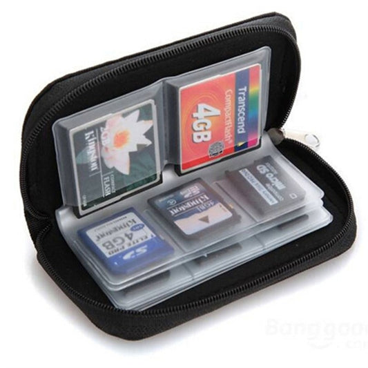 22 Slots Function Memory Card Cases Credit Holder For Micro SD ID Men Women Stick Storage Bag Carrying Pouch Protector 11*6*2cm