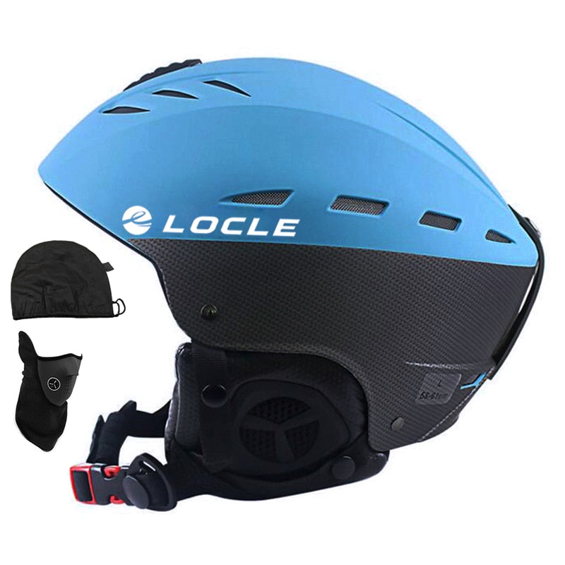 LOCLE-casco de esquí para hombre y mujer, certificación CE, casco de esquí para niños, patinaje, Snowboard, motocicleta, moto de nieve, casco para monopatín