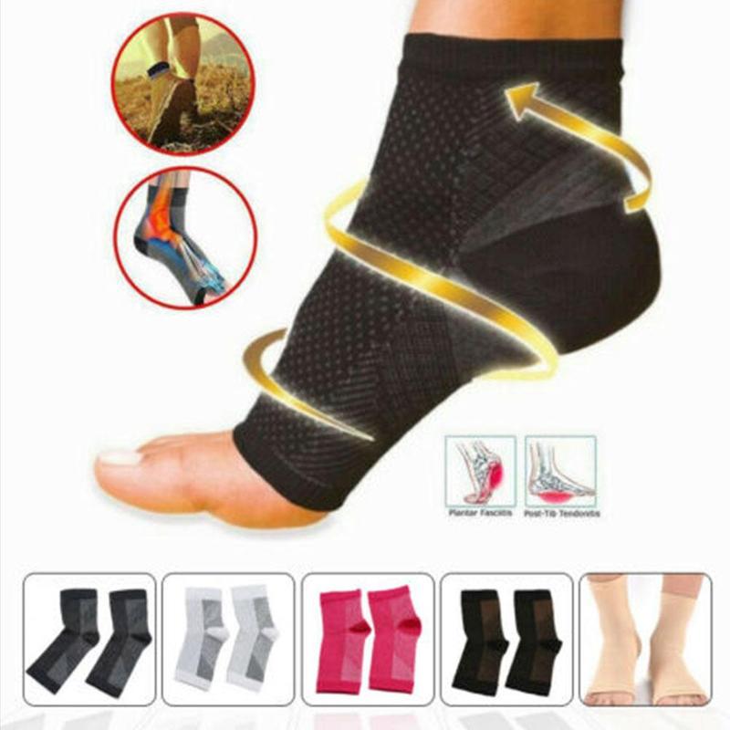 Foot angel anti fatigue compression pied manchon cheville soutien course Cycle basket-ball sport chaussettes en plein air hommes cheville orthèse chaussette