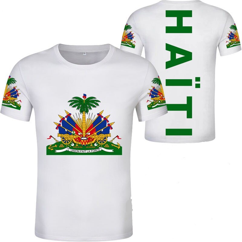 HAÏTI T-shirt Photo Vêtements Imprimer T-shirts Logo Grande Taille et moyen