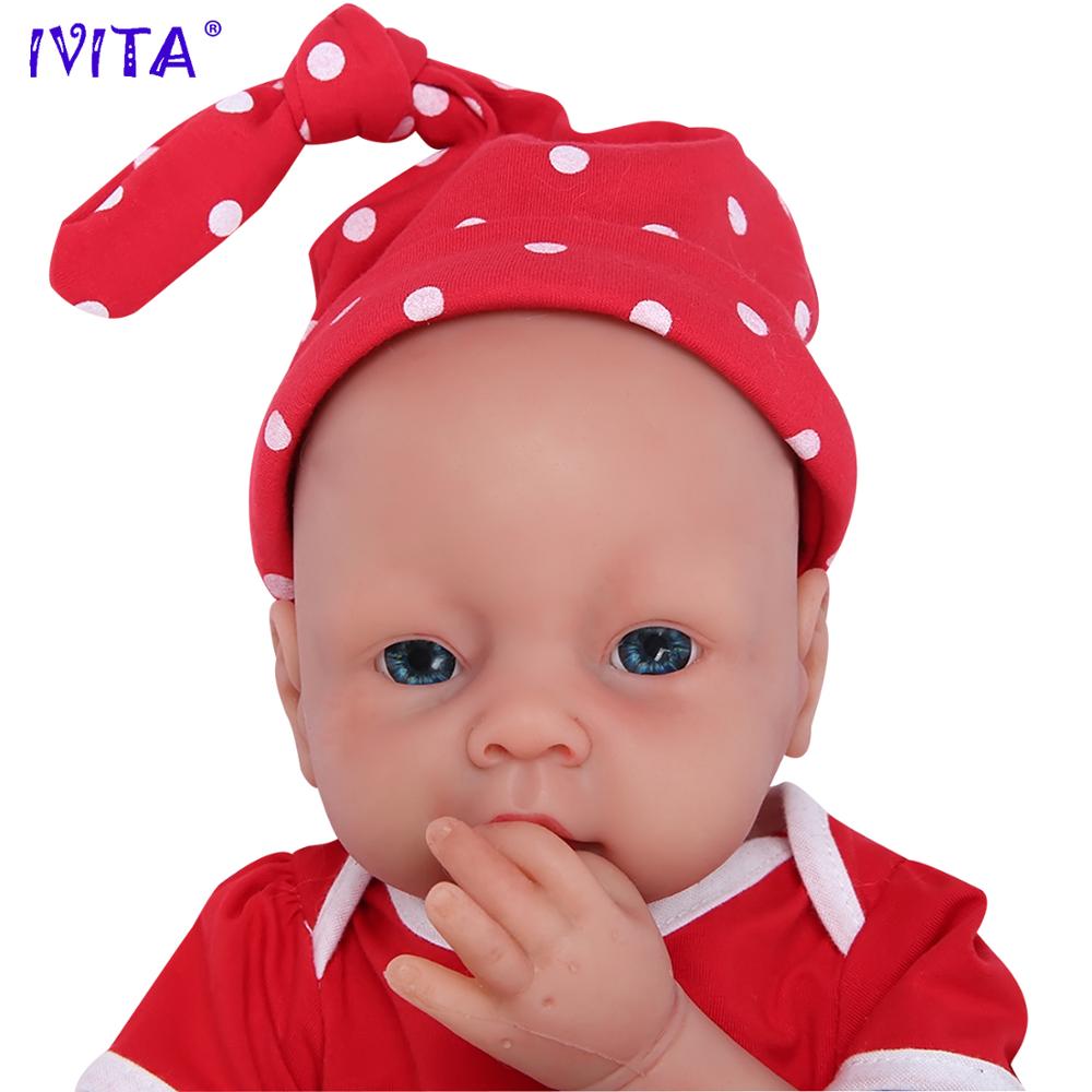 IVITA WG1506 51cm (20 ") 3,2 kg bebé Reborn de silicona realista bebé realista juguete de educación temprana simulado para niños