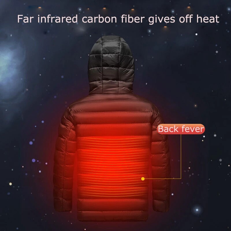 Children USB Charging Jacket Winter Heated Vest Warm Kids Heated Clothing Washable Polyester Soft Jacket Adolescent Safe Top