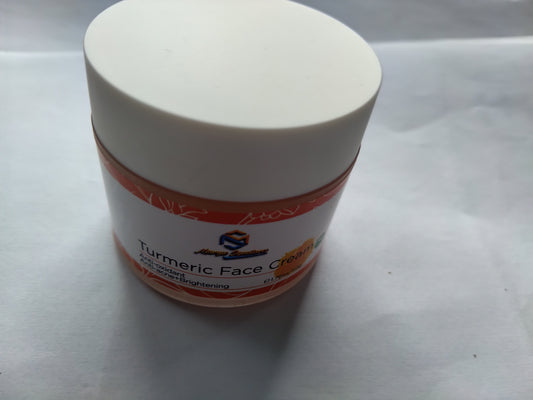 Crema facial de cúrcuma