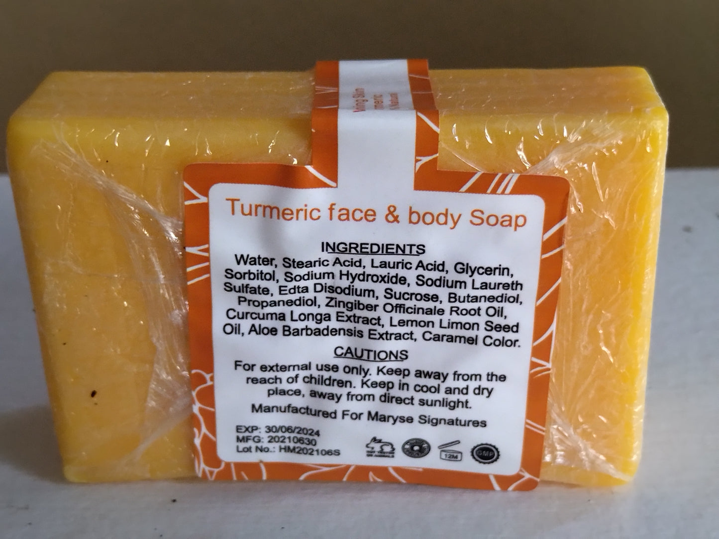 1 ORGANIC CASTOR + 1 TURMERIC SOAP FOR $15