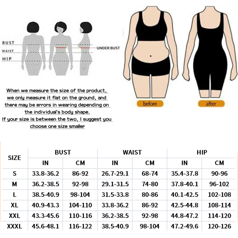 Faja Body Shaper Double Compression Thin Strap Tummy Control Body Beauty Shapewear Waist Trainer For Daily And Post-Surgical Use