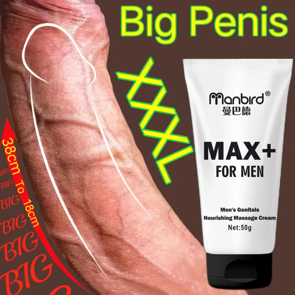 Male Penis Thickening Growth Big Dick Massage Cream Orgasm Delay Help Potency Enlargment Cock Erection Enhance Cream