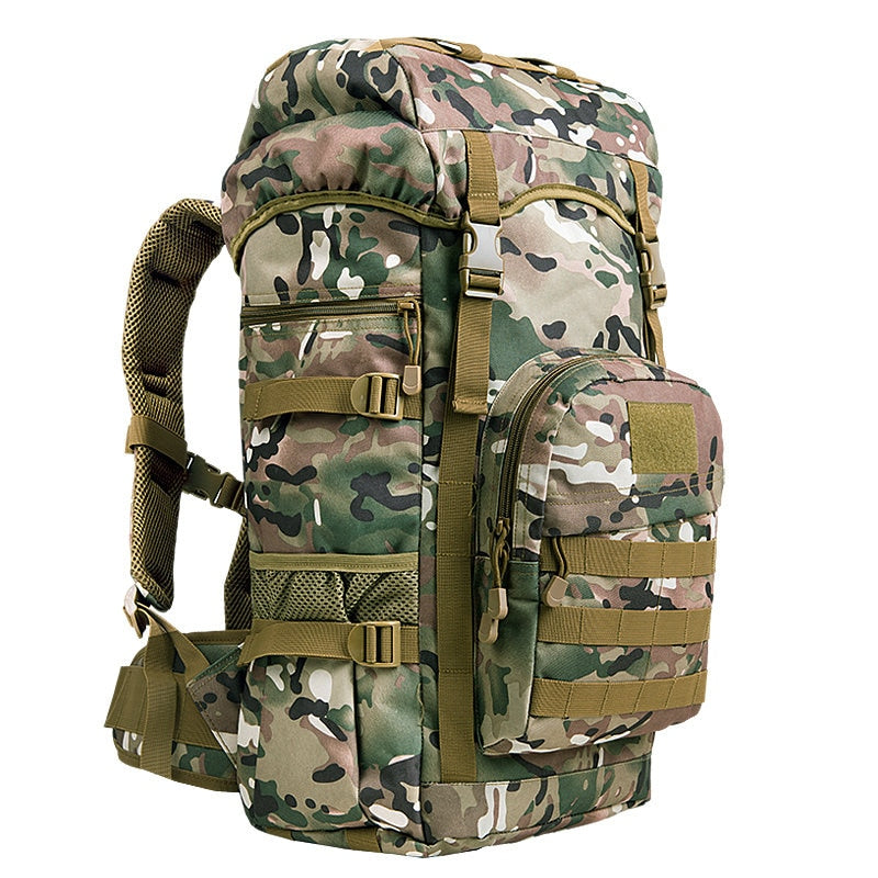 Mochila táctica de gran capacidad de 50L para hombre, bolsas Militares impermeables, mochilas de viaje del ejército para escalar y caminar, Mochila Militar