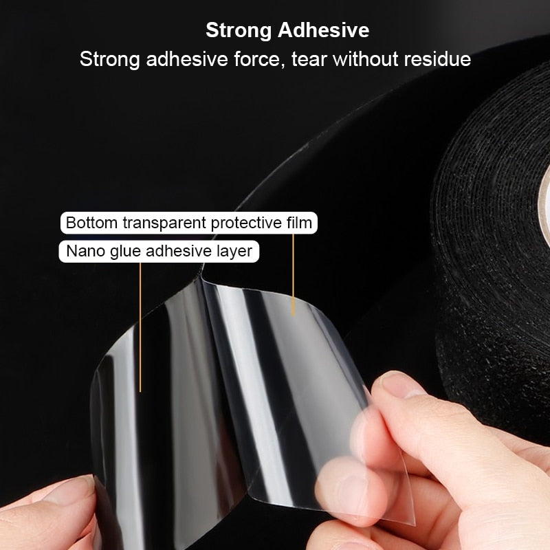 Car Door Sill Protective Nano Tape Films PEVA Anti Slip Threshold Cover Panel Step Protector Sticker For Home Auto Exterior Part