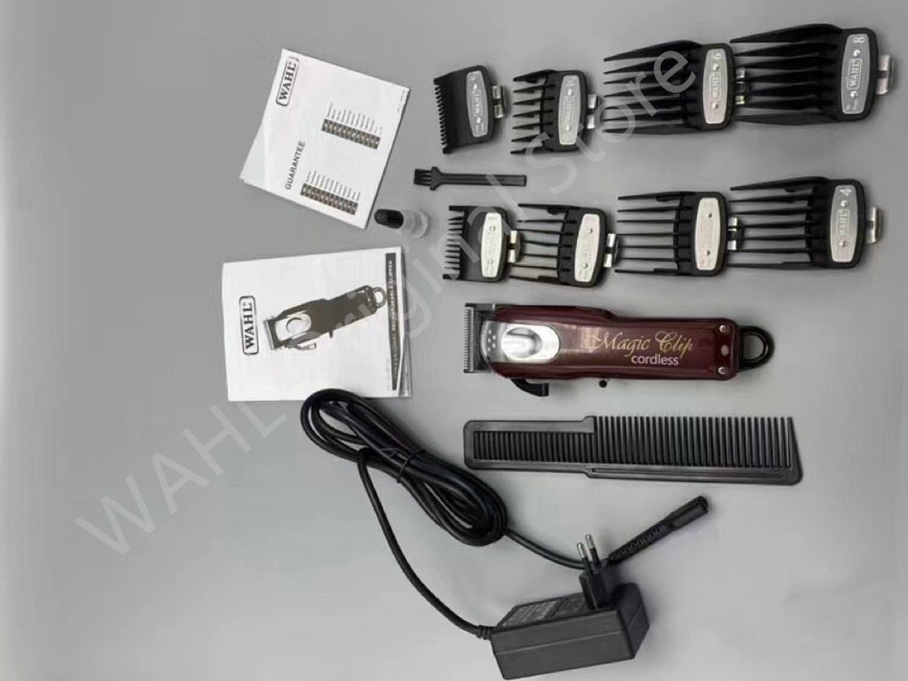 Cortadora de pelo profesional Wahl 8148 Magic Clip para cabeza, cortadora eléctrica inalámbrica para hombres, máquina cortadora de peluquero