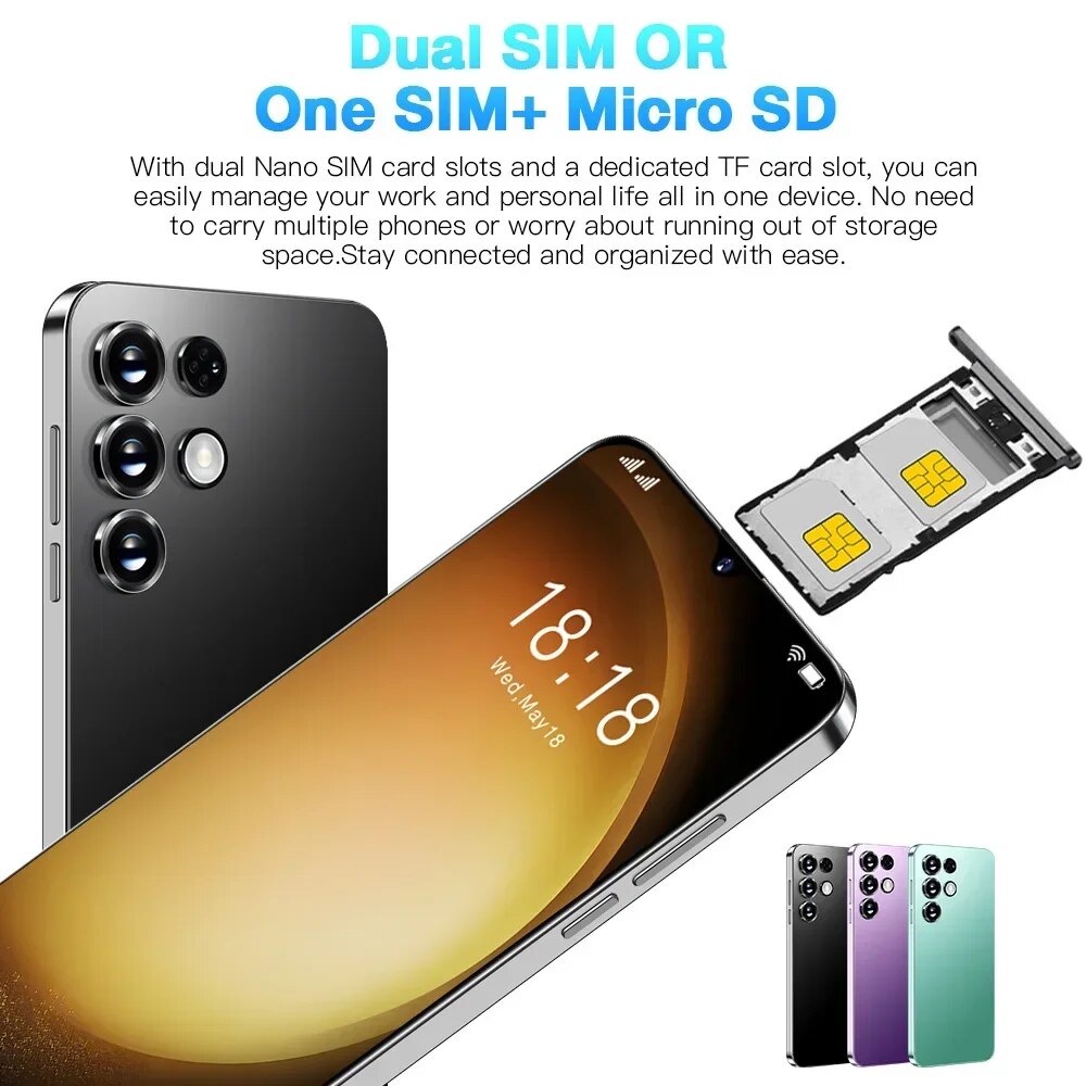 Unlocked S23 Ultra 5g smartphone android phone 6.8inch cell phone pro telefone 6800mAh 16+1TB 4g mobile phones original