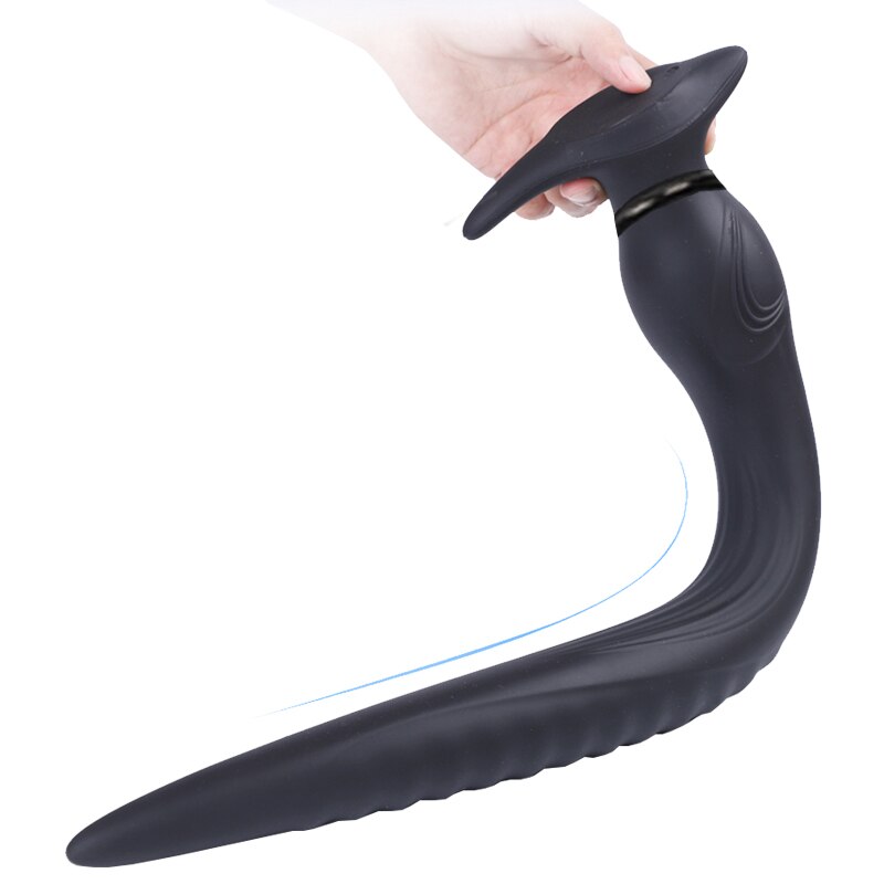 Consolador inflable con tapón Anal, dilatador Vaginal de silicona, bomba para el ano, juguete sexual de 38,5-55cm de largo, enorme tapón ancla, estimulador de próstata