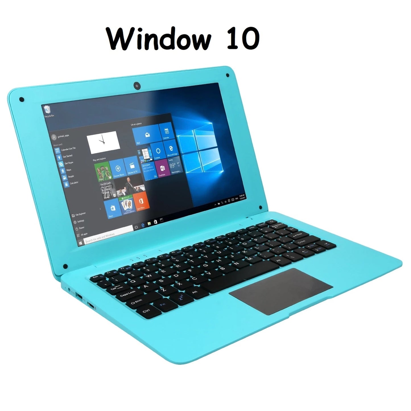 Computadora portátil de 10.1 pulgadas con Windows 10, computadora portátil Full HD, netbook, mini memoria masiva para juegos, 3 GB + 32 GB, computadoras portátiles baratas para PC