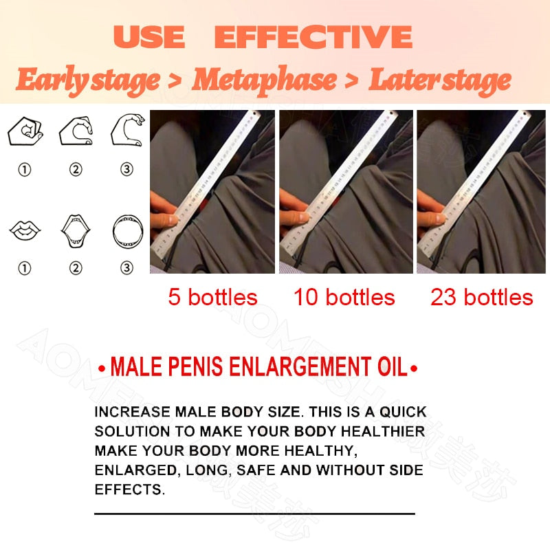 Penis Thickening Growth Man Biggest Enlargement Liquid Cock Erection Enhance Health Care Enlarge Massage Enlargement Oil 10ml