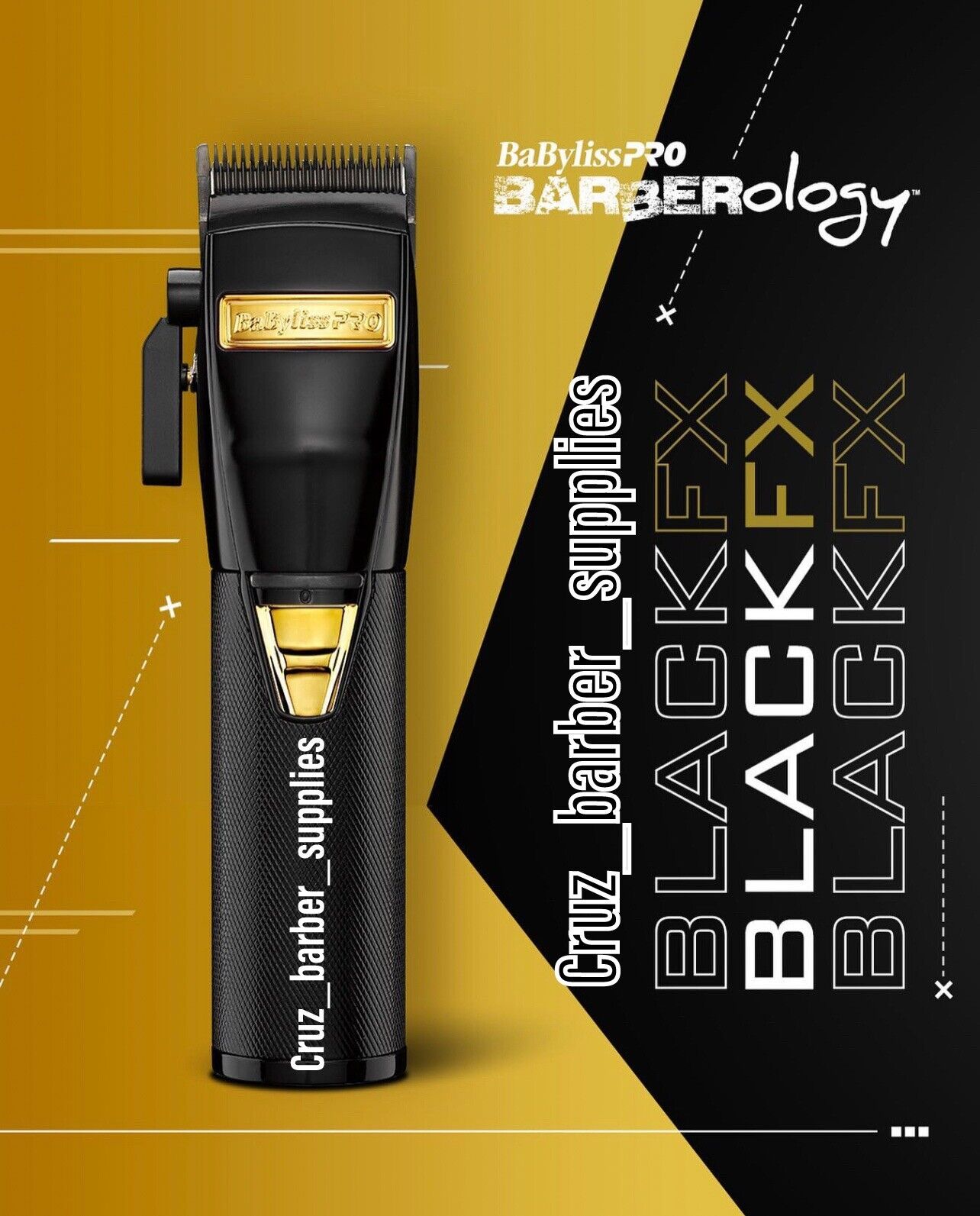 BaByliss Pro Metal Collection Black FX 870BN Barbiers Salons professionnels Tondeuse à cheveux - Barberologie Tout neuf en stock