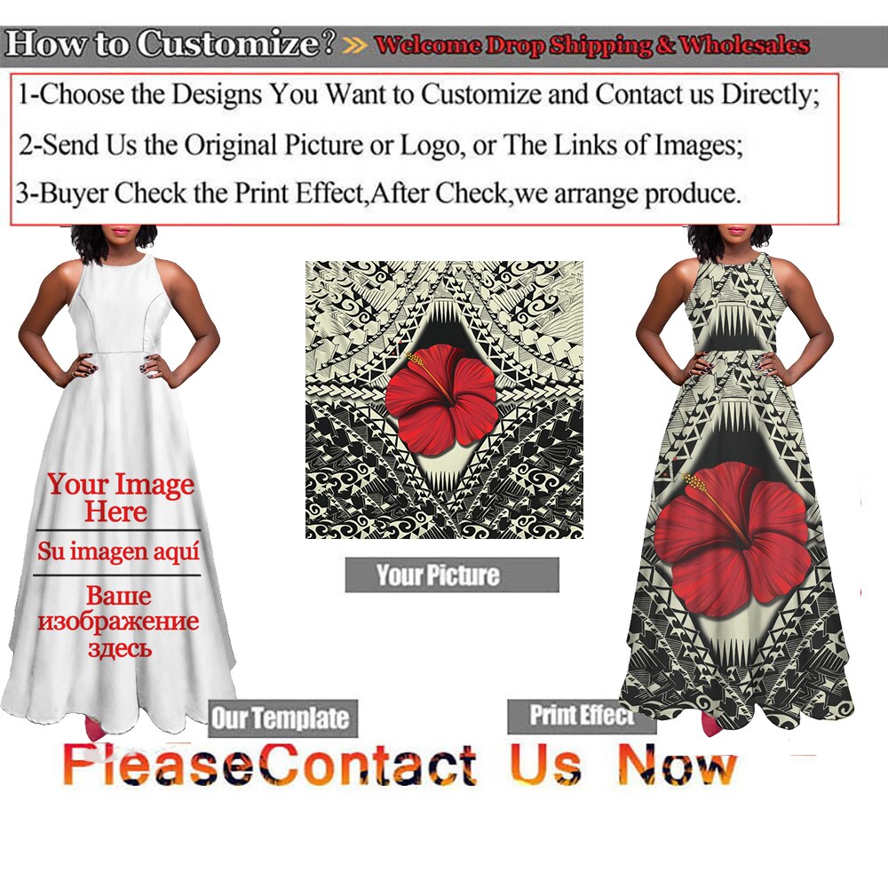 Haiti Flag Print Luxury Designer Women Summer Spring Maxi Dress Ladies Sexy Sundress Casual Sleeveless Long Woman Dresses Mujer