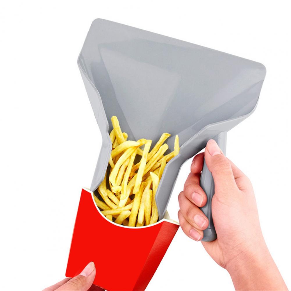 Different Kitchen Utensils Multifunctional Chip Scoop Hygienic Burrs-free French Fries Shovel for Home Kitchen Gadget Sets