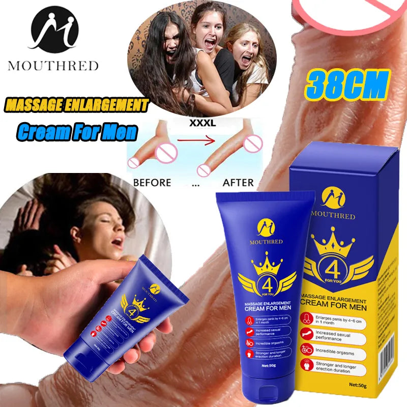 Penis Growth Herbal Cream Big Penis Enlargement Cream for Men Enlarge Penis Grow Thicker Stronger Viagar Great XXXL Big Dick