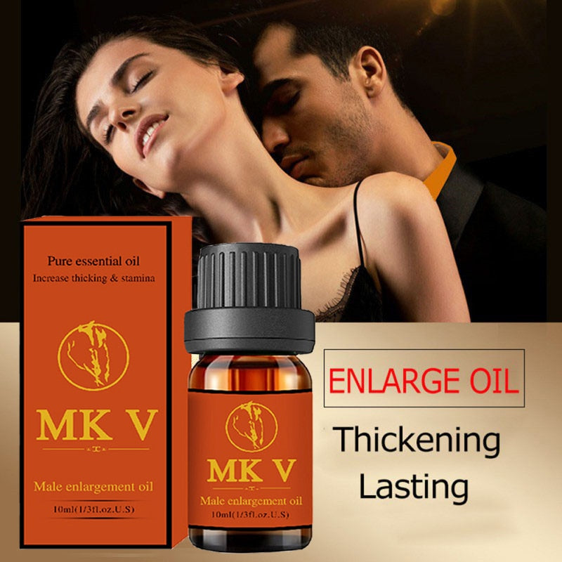 Aceite de Masaje para crecimiento espesante del pene para hombre, aceite esencial para agrandar el pene, mejora la erección del pene, cuidado de la salud, crecimiento del pene, 10ml