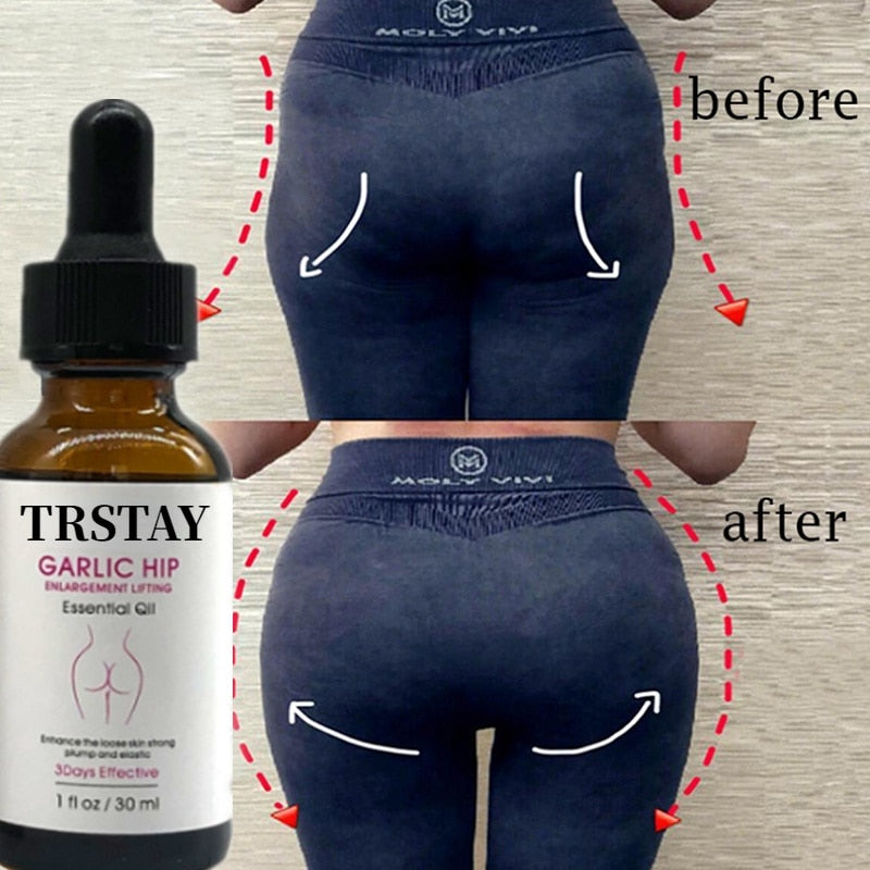 TRSTAY nouveautés huile de levage des fesses huile de levage des fesses huile de Massage de levage des fesses crème à l'huile essentielle féminine