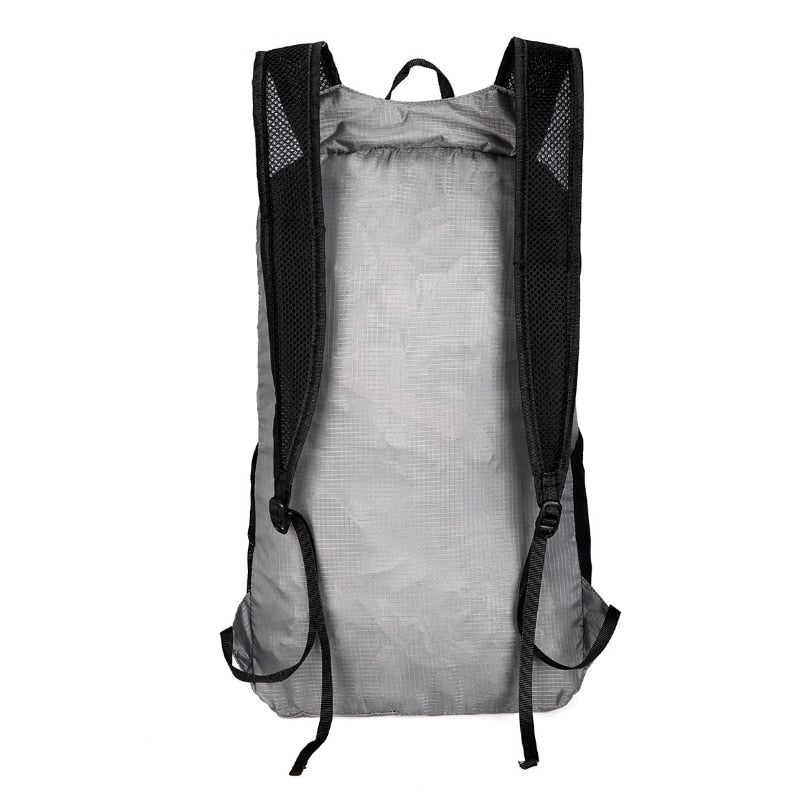 Bolsa de senderismo al aire libre, mochila portátil ligera de 20L, plegable, impermeable, ultraligera, para viajes y senderismo